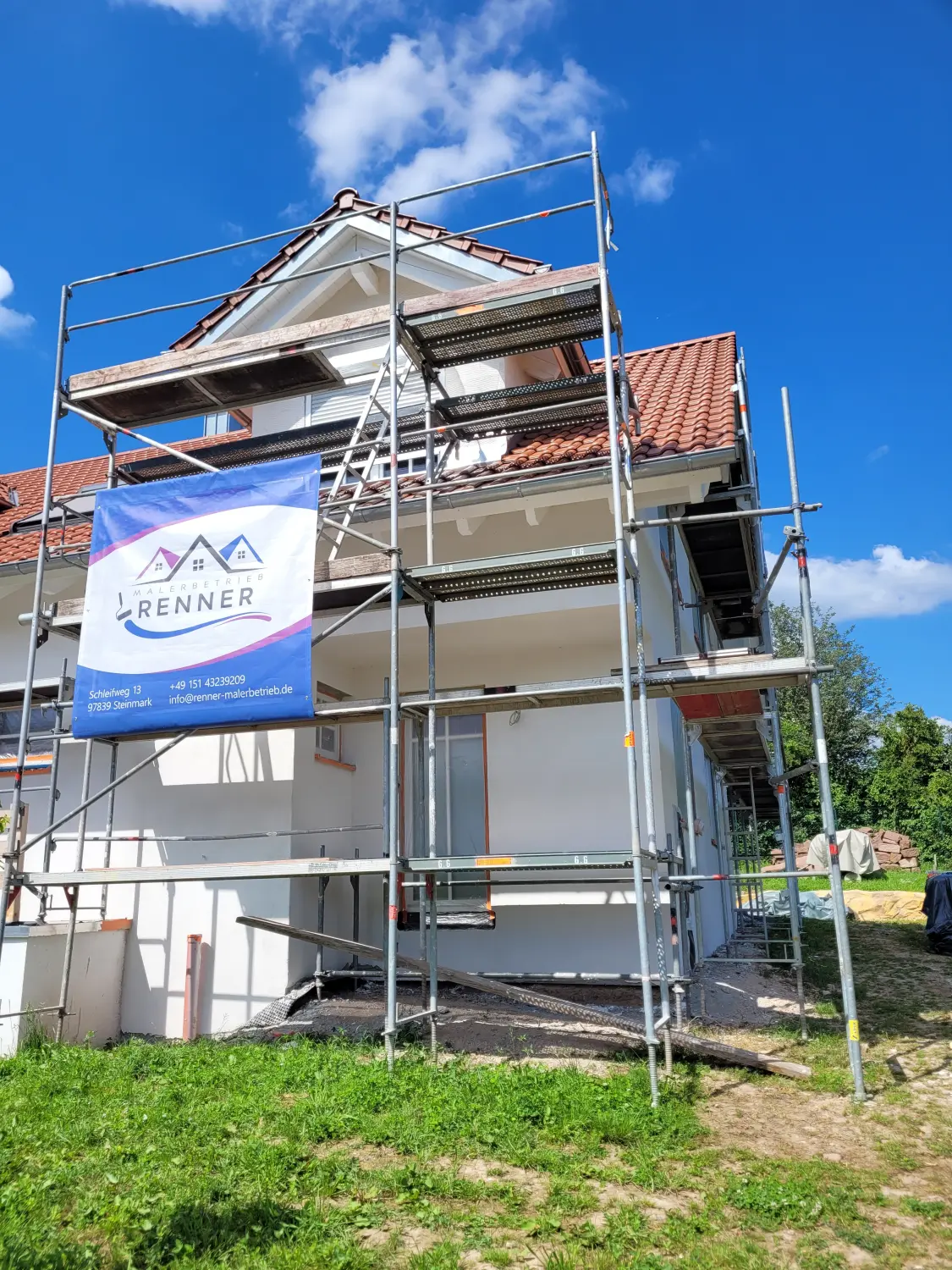 Malerbetrieb Renner - Innenausstattung Haus, dekorierte Wand 