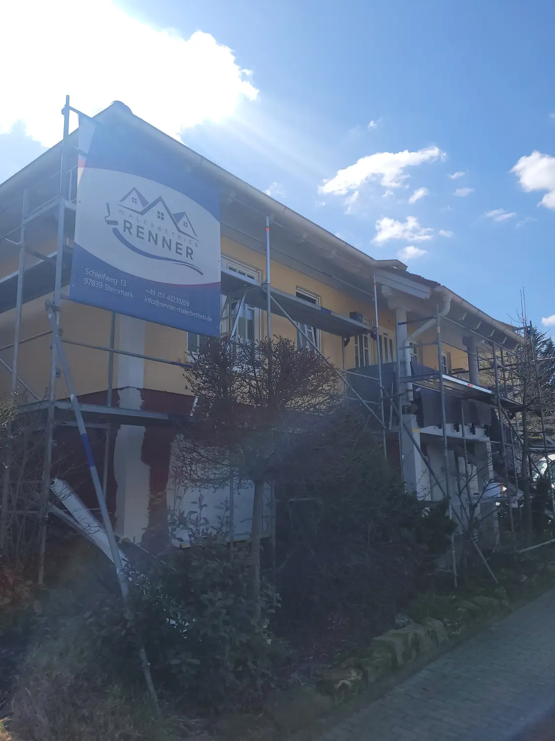 Malerbetrieb Renner - Innenausstattung Haus, dekorierte Wand 