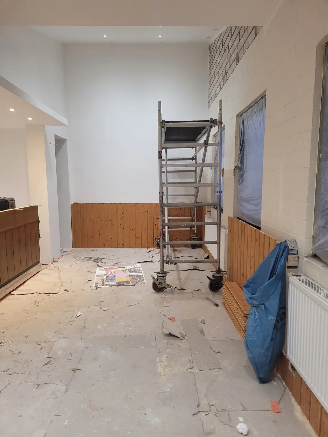 Malerbetrieb Renner - Innenrenovierung eines Hauses in Arbeit