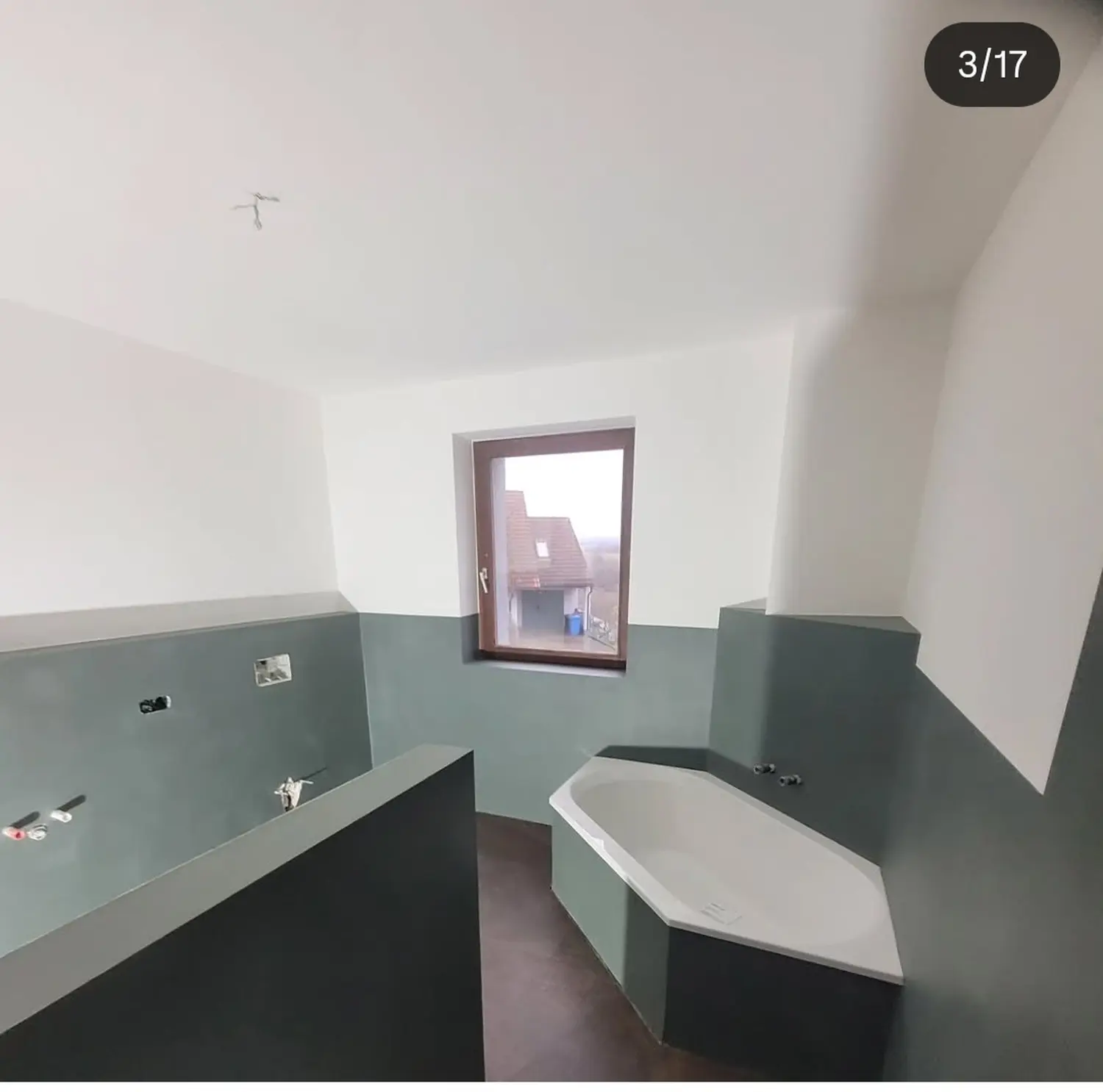 Malerbetrieb Renner - neu gestrichenes Badezimmer